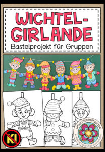 Weihnachtswichtel-Girlande – Bastelprojekt