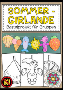 Sommer-Girlande – Bastelprojekt