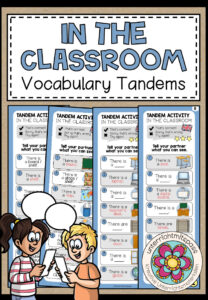 In the classroom  – Vocabulary Tandems (3-fach differenziert)