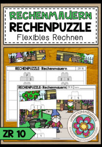 Zahlenmauern Klasse 1 – Rechenmauern, Addition bis 10, Zahlenraum 10 | Rechenpuzzle