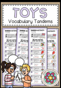 Toys – Vocabulary Tandems (3-fach differenziert)