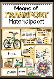 Cover des Pakets „MEANS OF TRANSPORT - Materialpaket“