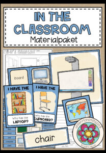 In the classroom (classroom objects) – Materialpaket