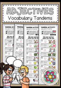 Adjectives – Vocabulary Tandems (3-fach differenziert)