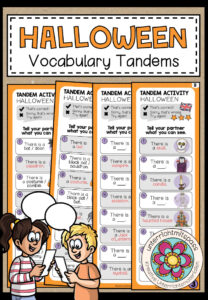 Halloween – Vocabulary Tandems (3-fach differenziert)
