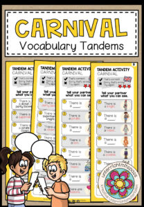 Carnival – Vocabulary Tandems (3-fach differenziert)