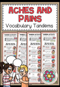 Aches and Pains – Vocabulary Tandems (3-fach differenziert)