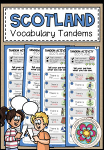 Scotland – Vocabulary Tandems (3-fach differenziert)