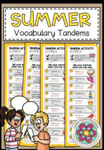 Summer – Vocabulary Tandems (3-fach differenziert)
