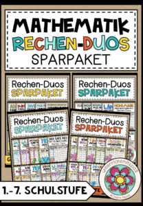 Cover des Pakets „RECHEN-DUOS - Sammlung für 1.-7. Schulstufe“